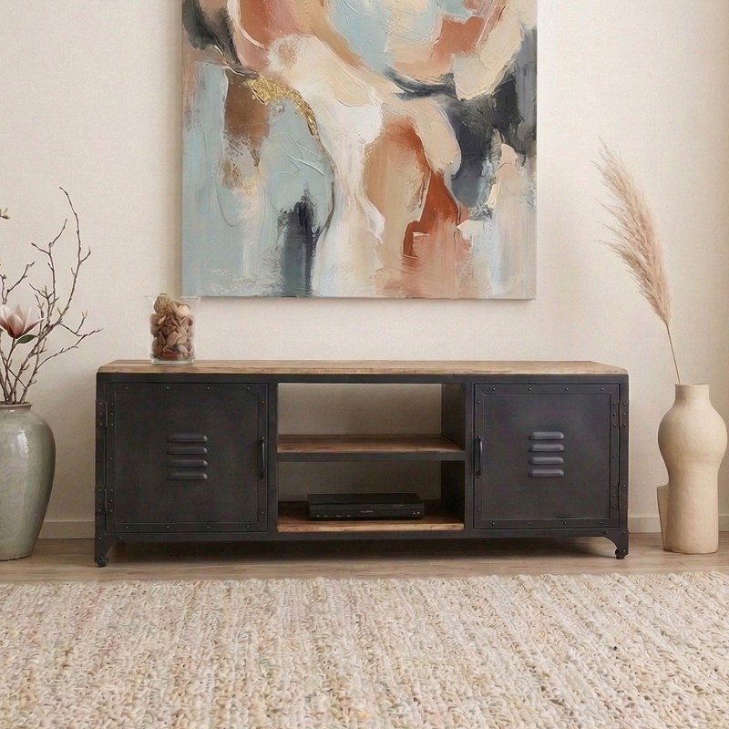 Industrieel TV meubel Texas