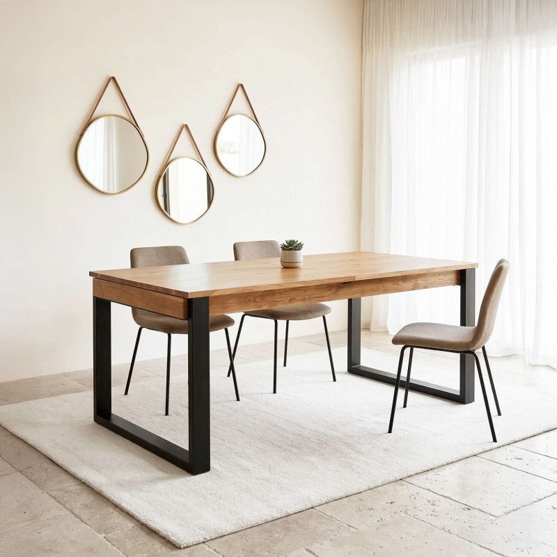 Uitschuifbare eettafel 180/220 cm - Osaka