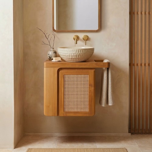 Massief teak badkamermeubel - Indira