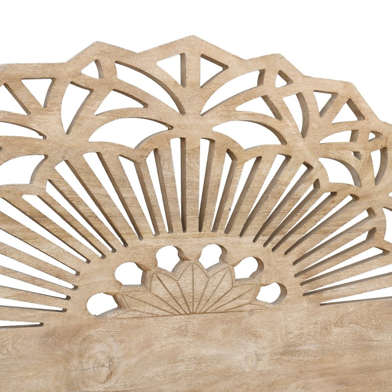 Houten hoofdbord met gesculpteerd hout 160 cm - Solara