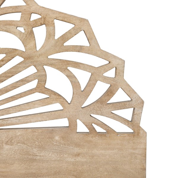 Houten hoofdbord met gesculpteerd hout 160 cm - Solara