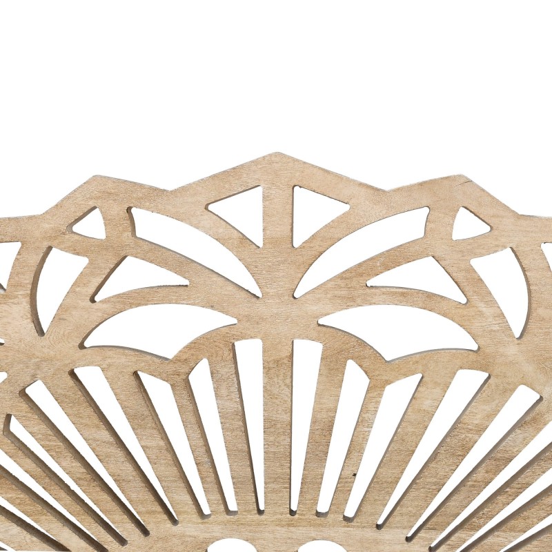 Houten hoofdbord met gesculpteerd hout 160 cm - Solara