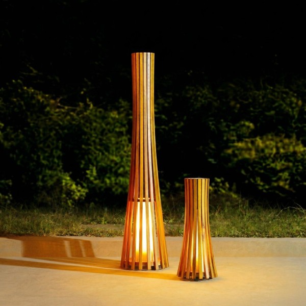 Vloerlamp in teakhout H52 cm - Liven