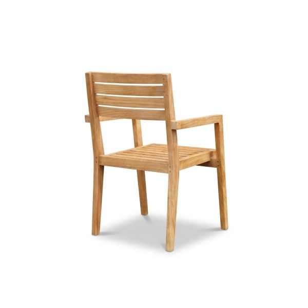 Tuinset met tafel en stoelen in teakhout voor 4 personen - Nobu