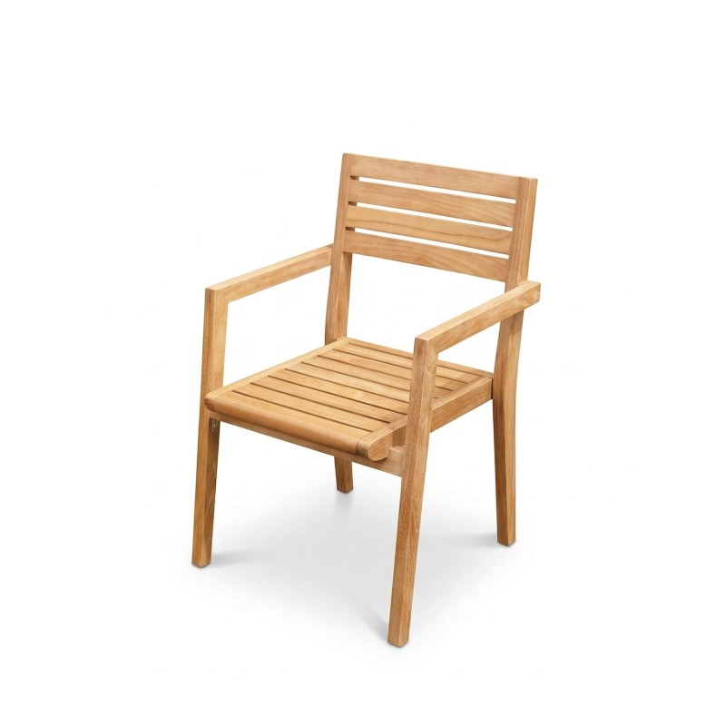 Tuinset met tafel en stoelen in teakhout voor 4 personen - Roku