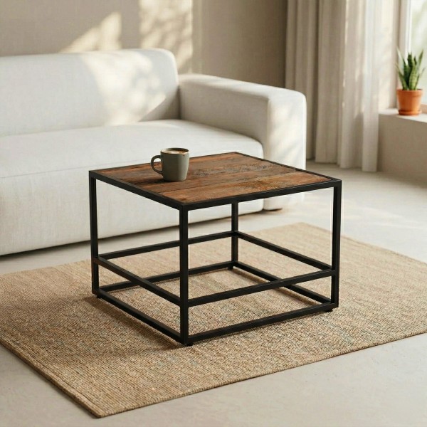 Salontafel van gerecycled hout – Recycled