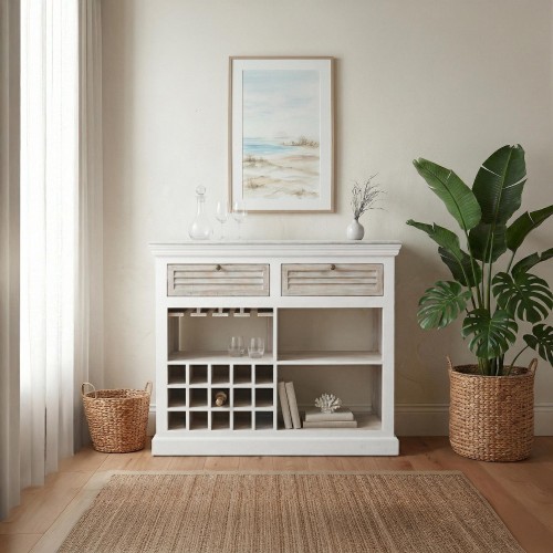 Barkast met flessenrek van...