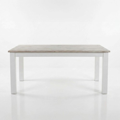 Witte eettafel van massief hout 180 cm - Sea Side