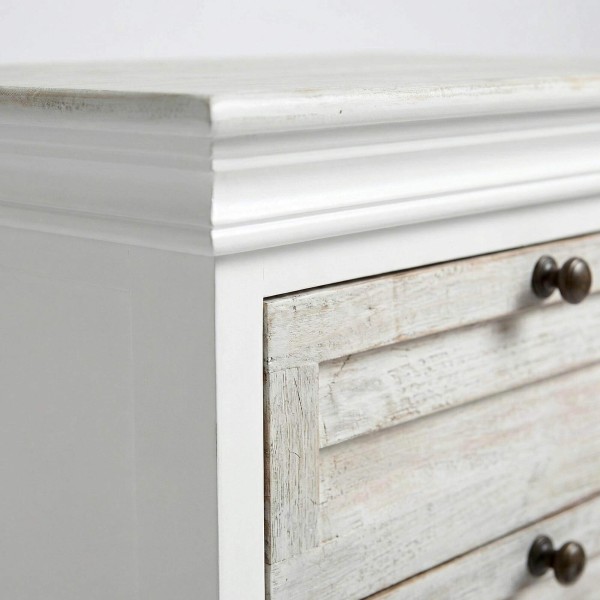 Wit nachtkastje van massief hout - Sea side