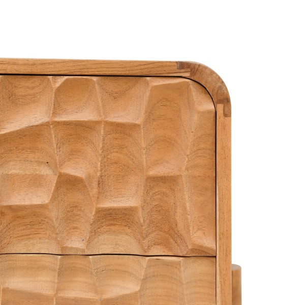 Modern nachtkastje van massief acaciahout - Naoki