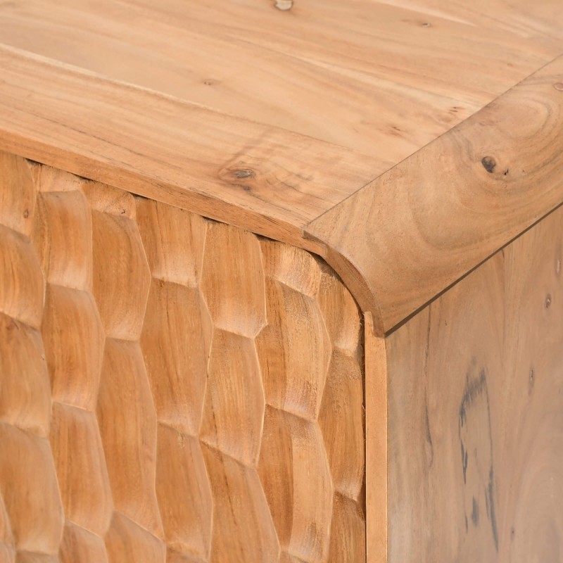 Design dressoir van massief acaciahout 120 cm - Naoki