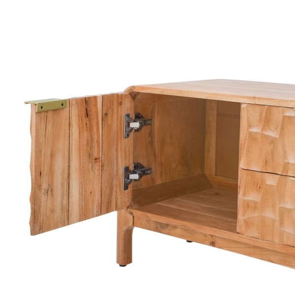 Design tv-meubel van massief acaciahout - Naoki