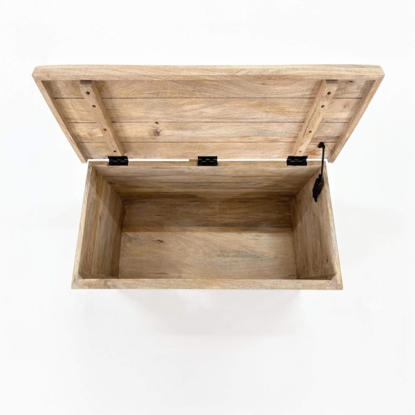 Opbergkist van wit hout - Sea Side