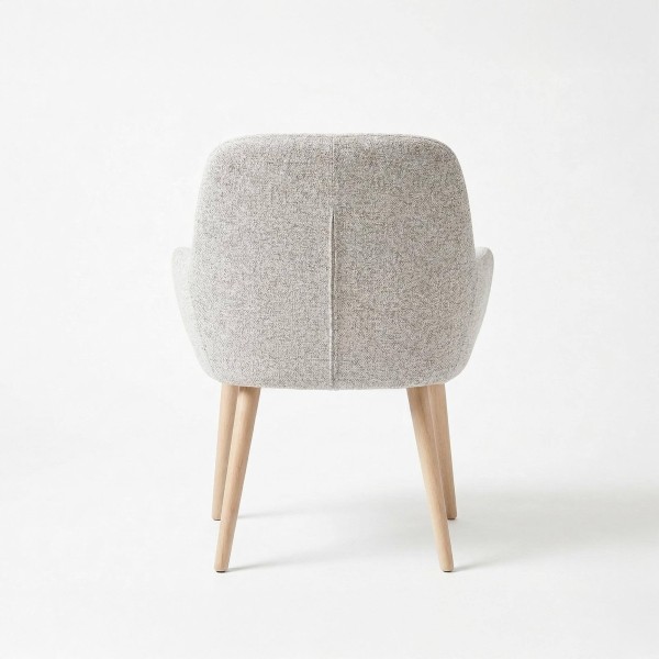 Scandinavische eetkamerstoel in stof - Alva