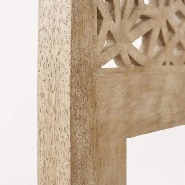 Hoofdbord van massief gesculpteerd hout 200 cm - Nevea