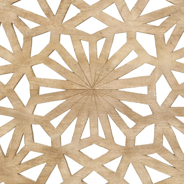 Hoofdbord van massief gesculpteerd hout 200 cm - Nevea