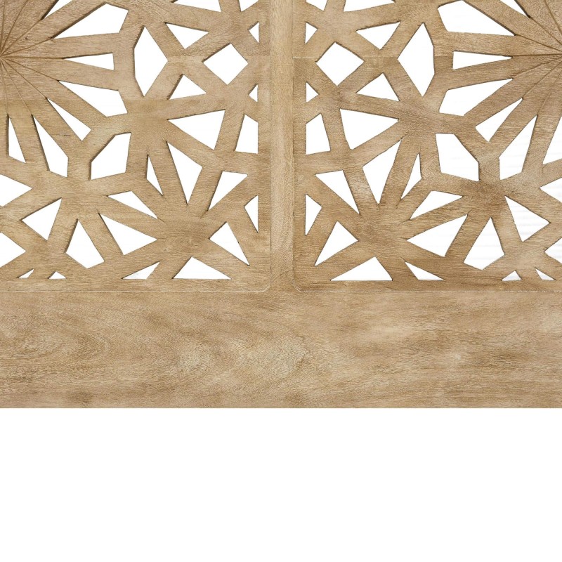 Hoofdbord van massief gesculpteerd hout 200 cm - Nevea