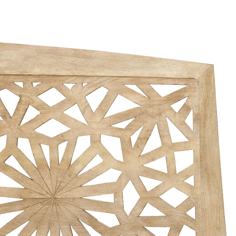 Hoofdbord van massief gesculpteerd hout 200 cm - Nevea