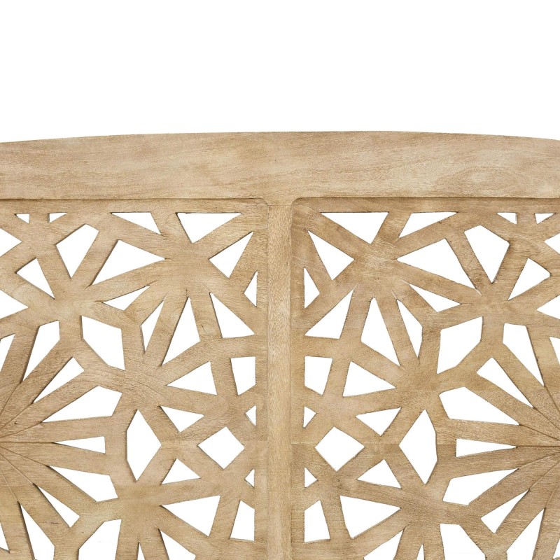 Hoofdbord van massief gesculpteerd hout 200 cm - Nevea