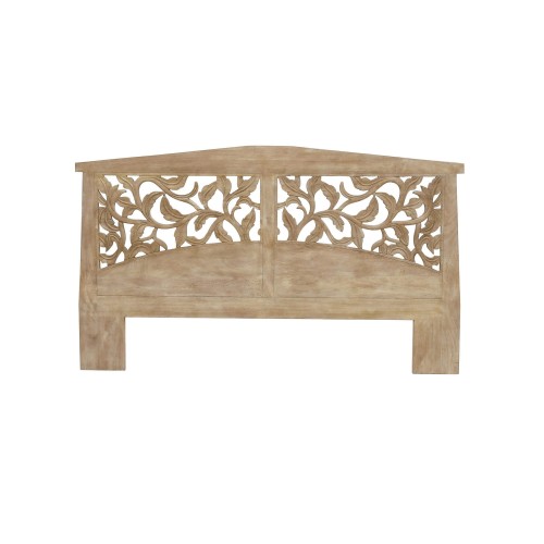 Hoofdbord van massief gesculpteerd hout 200 cm - Galea