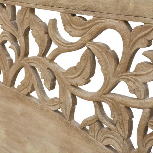 Hoofdbord van massief gesculpteerd hout 200 cm - Galea