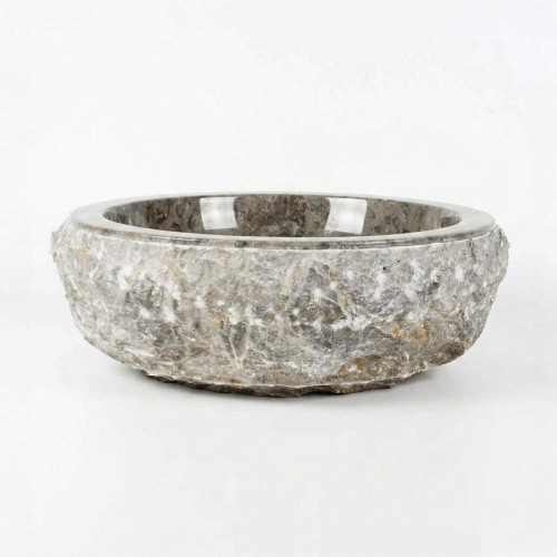 Vrijstaande wastafel natuursteen - Big Marmo