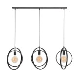 Industriële hanglamp in zwart metaal - Altis