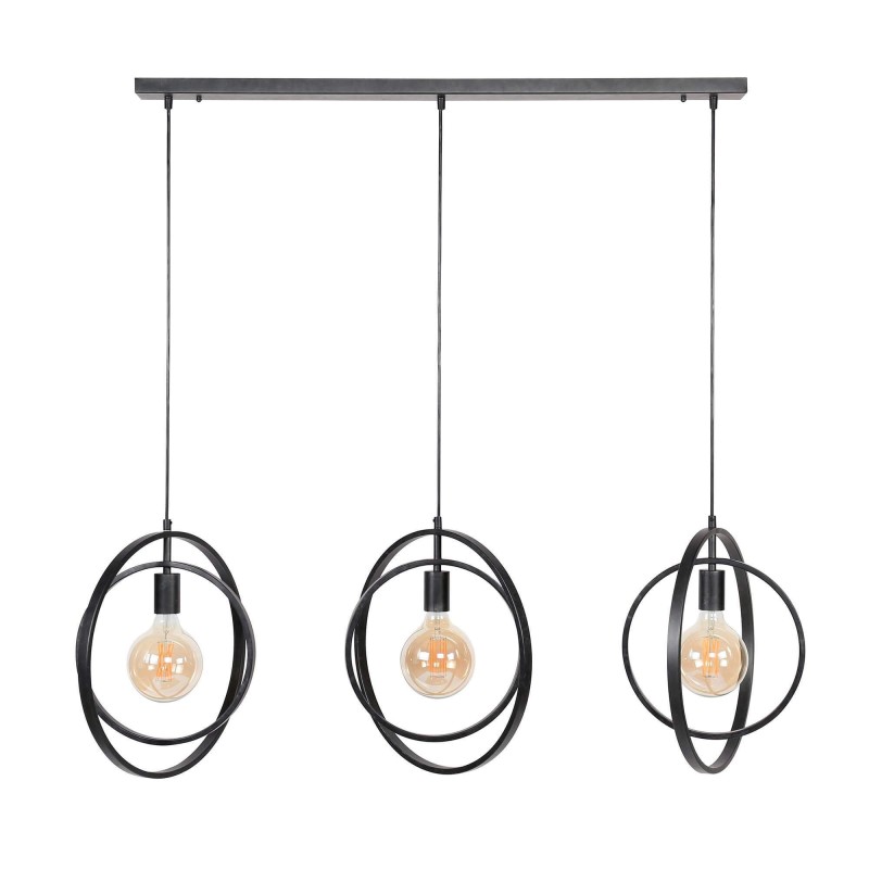 Industriële hanglamp in zwart metaal - Altis