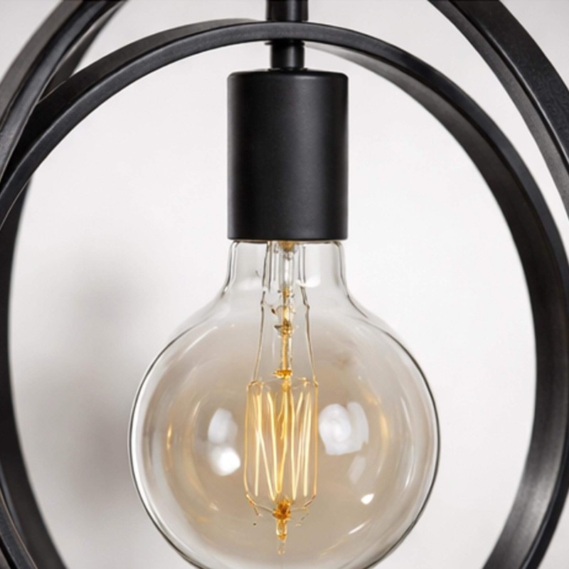 Industriële hanglamp in zwart metaal - Altis