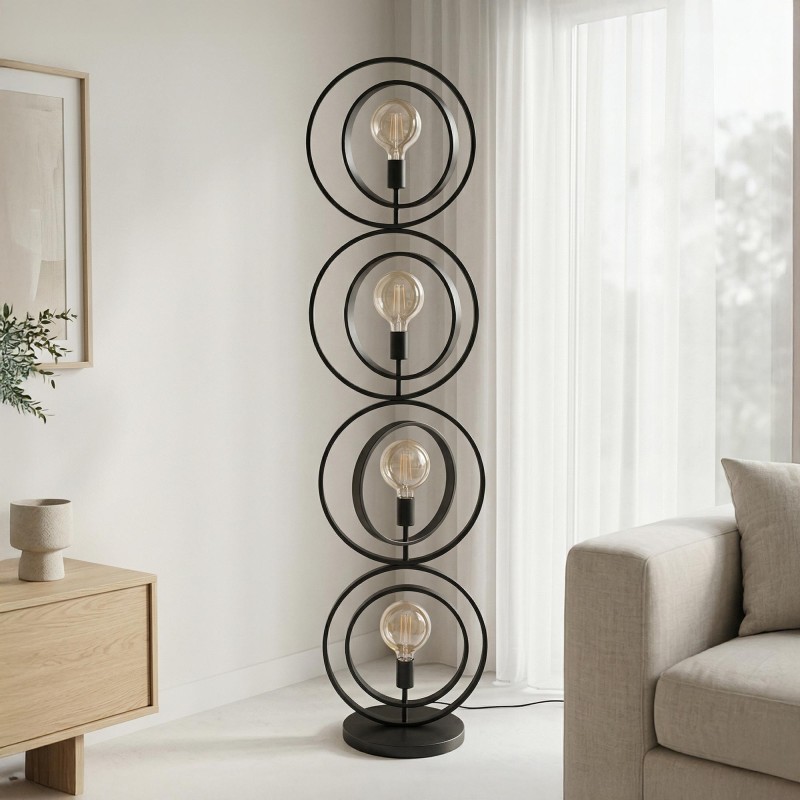 Industriële vloerlamp voor de woonkamer in metaal - Altis