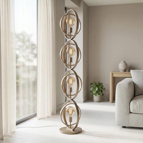 Industriële vloerlamp voor de woonkamer in metaal - Altis