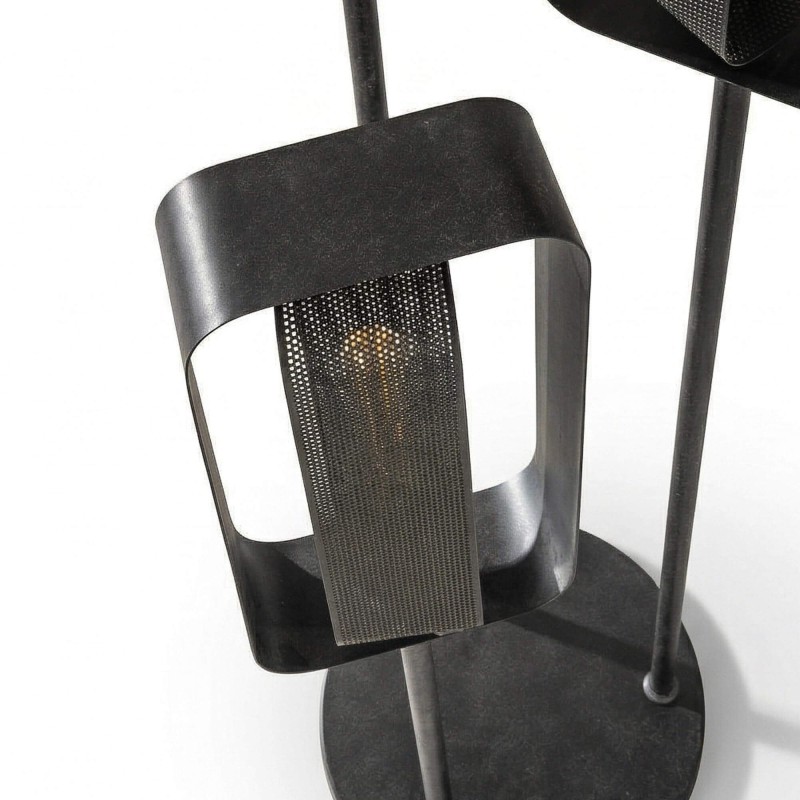 Industriële vloerlamp voor de woonkamer in metaal - Mesh Rotate