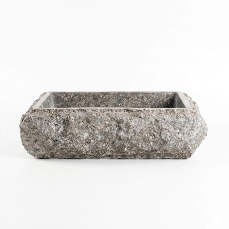 Vrijstaande wastafel natuursteen - Marmo