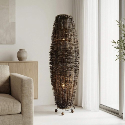 Vloerlamp van rotan - Aiko