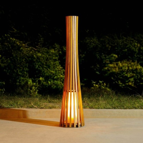 Vloerlamp van teakhout H120 cm - Liven