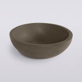 Rond betonnen bekken in natuurlijke kleur - Urban Rock