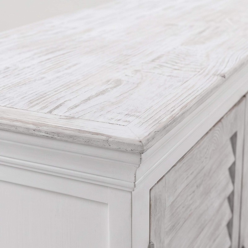 Dressoir voor de eetkamer in natuurlijk wit hout 210 cm - Sea Side