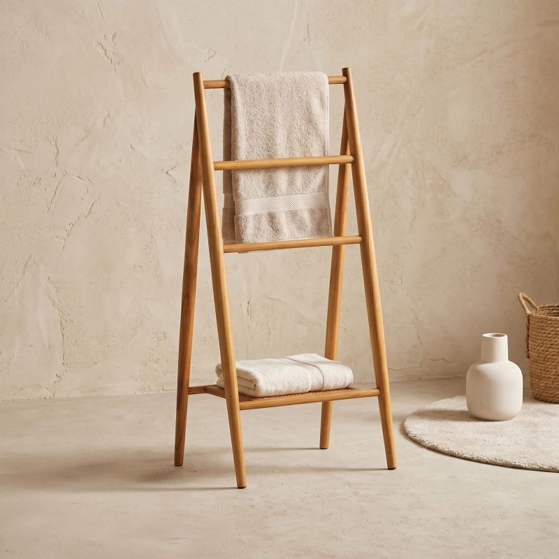 Massief teak handdoekenrek - Santiago