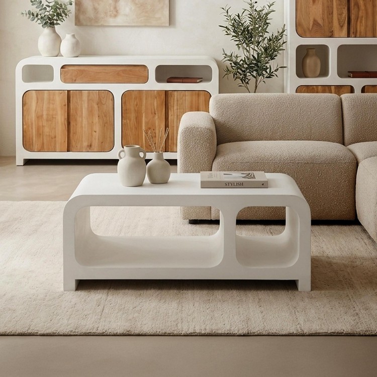 Design salontafel in betonlook 100 cm - Mineralis