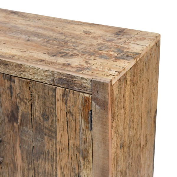 Dressoir in massief, ruw oud hout - Antique