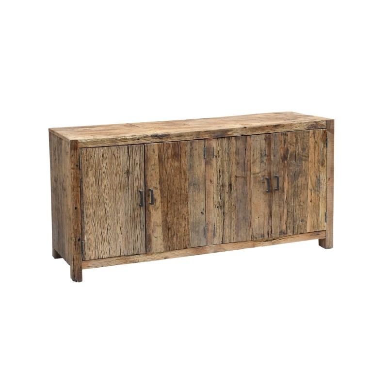 Dressoir in massief, ruw oud hout - Antique