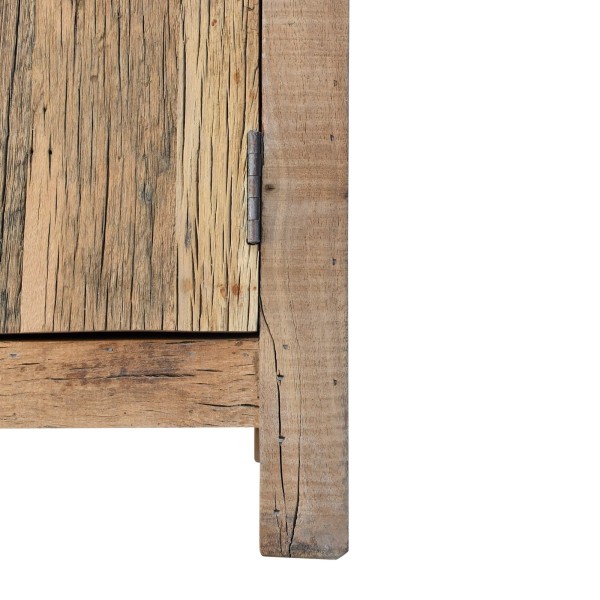 Dressoir in massief, ruw oud hout - Antique