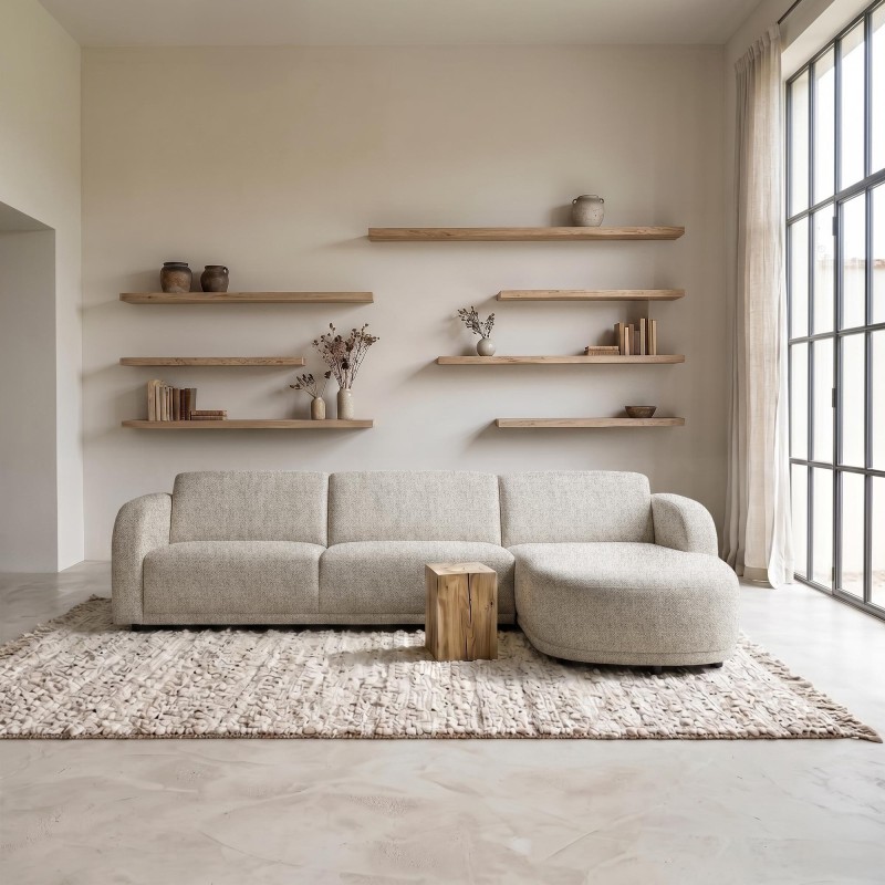 Hoekzetel 4-zits met rechterlongchair – Syra