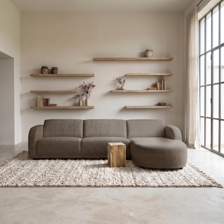 Hoekzetel 4-zits met rechterlongchair – Syra