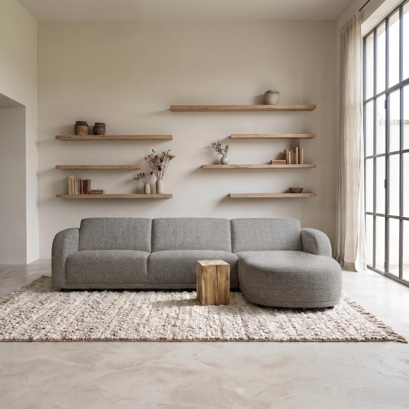 Hoekzetel 4-zits met rechterlongchair – Syra