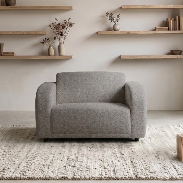 Stoel van chenille-stof - Syra