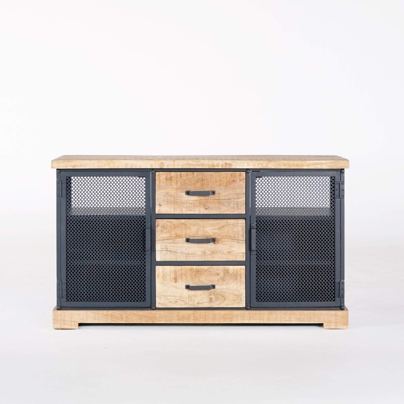 Badkamermeubel in industriële stijl 140 cm - Cambridge