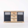 Badkamermeubel in industriële stijl 140 cm - Cambridge