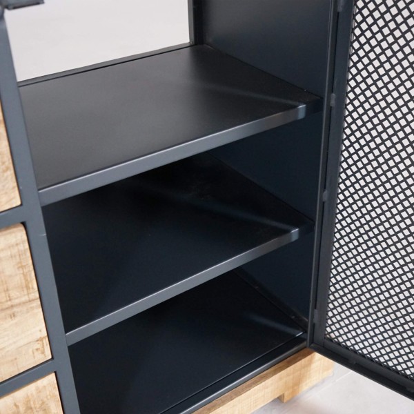 Badkamermeubel in industriële stijl 140 cm - Cambridge