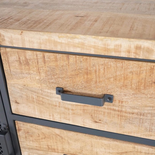 Badkamermeubel in industriële stijl 140 cm - Cambridge